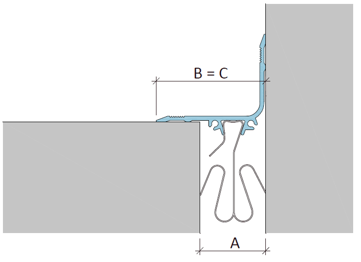 Схема монтажа деформационного шва Аквастоп ПСА.УГЛ–040