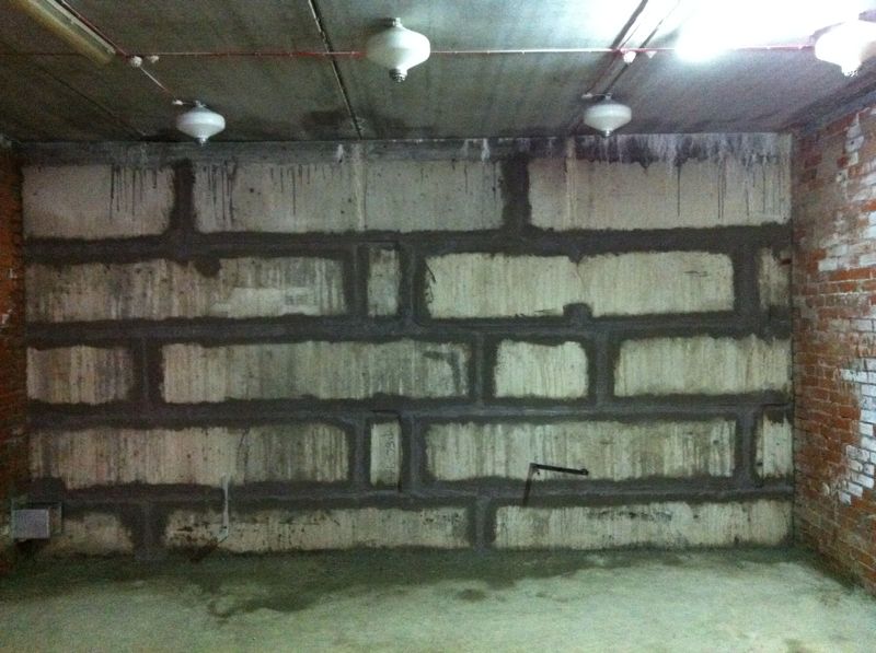 Гидроизоляция стены подземного паркинга